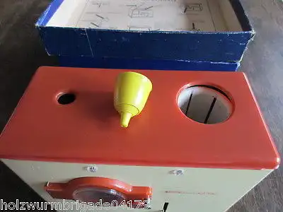 Seltene DDR PIKO Sonneberg Kinder Waschmaschine 60er Jahre OVP