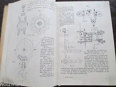 Die Krane Der Antrieb der Krane 2.Teil P.Zizmann 1900