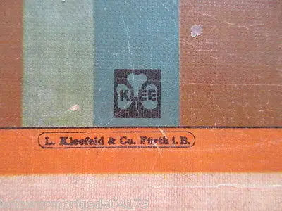 RARITÄT altes Brettspiel Eisenbahnspiel Zinnfiguren Kleefeld & Co Fürth um 1930 9