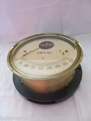 RARITÄT Präcisions- Stromzeiger Siemens & Halske Amperemeter um 1900