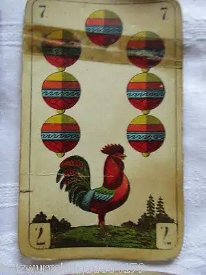 RARITÄT alte Skatkarten Schwerterkarte Sächs. Blatt Stralsund Altenburg um 1910