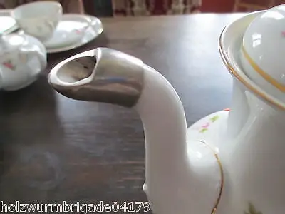 Schönes altes Kaffeeservice Rosenthal Selb Balmoral Streublume für 6 Personen 2