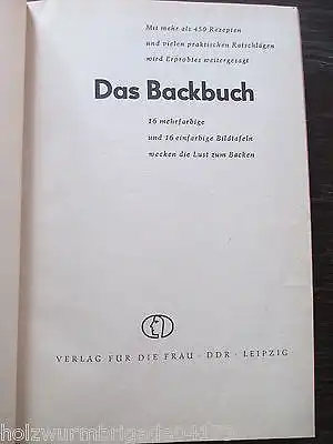 Das Backbuch Verlag für die Frau 1967