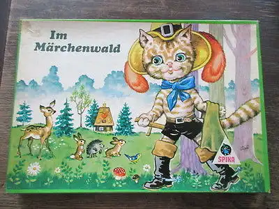 Spika altes Brettspiel Würfelspiel IM MÄRCHENWALD Komplett 1976