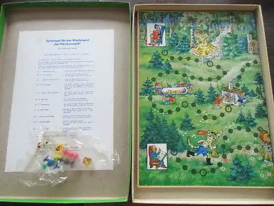 Spika altes Brettspiel Würfelspiel IM MÄRCHENWALD Komplett 1976