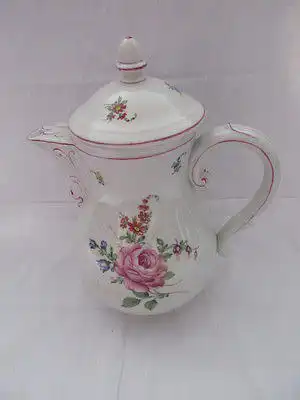 Wunderschöne alte Kaffeekanne Schierholz Plaue handgemalt