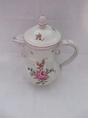 Wunderschöne alte Kaffeekanne Schierholz Plaue handgemalt