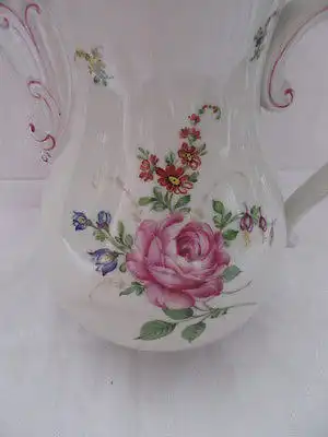 Wunderschöne alte Kaffeekanne Schierholz Plaue handgemalt