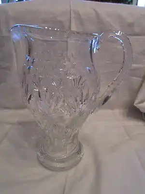 Schöner alter Bleikristall Krug Wasserkrug Saftkrug