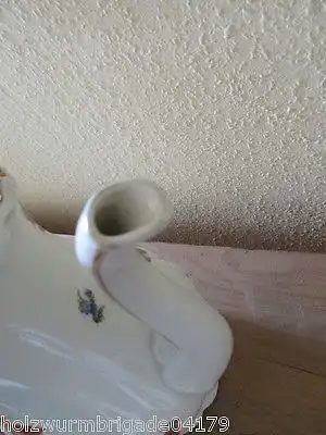 Altes Kernstück Kaffeekanne Zuckerdose Sahnekännchen Weimarer Porzellan Blume