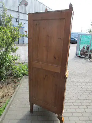 Schöner alter Biedermeier Eckschrank Vitrine Eckvitrine Kirsche 6
