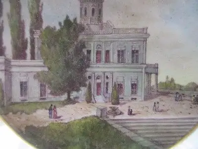 KPM Berlin Carl Daniel Freydanck Durchbruch Teller Mamor Palais Potsdam um 1820 2