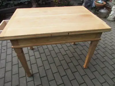 Alter Tisch Esstisch Ausziehtisch 203 cm Jugendstil Weichholz um 1900 Nr. 12 4