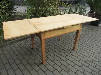 Alter Tisch Esstisch Ausziehtisch 203 cm Jugendstil Weichholz um 1900 Nr. 12 6