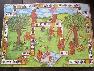Spika altes Brettspiel Würfelspiel DIE BÄRENKINDER Komplett 1982