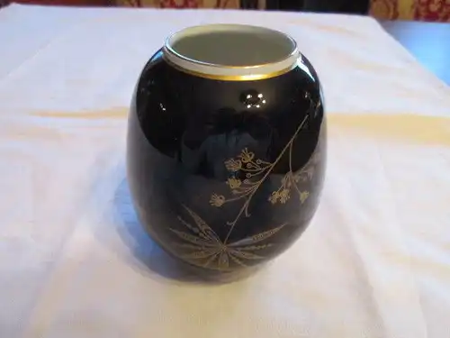 Wunderschöne alte  Vase Weimarer Porzellan Echt Kobalt TOP