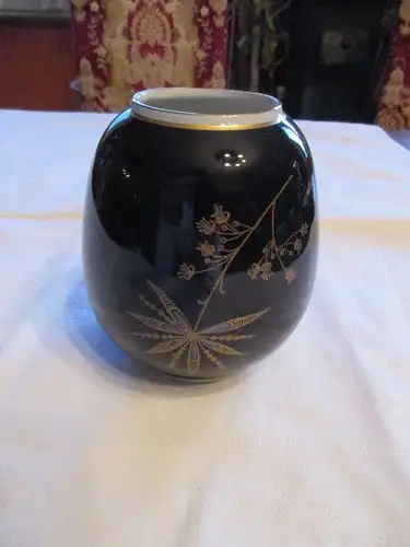 Wunderschöne alte  Vase Weimarer Porzellan Echt Kobalt TOP
