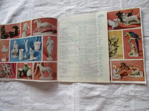 TOPRARITÄT Rosenthal Figuren Vasen Teller Service Werbung Katalog um 1930
