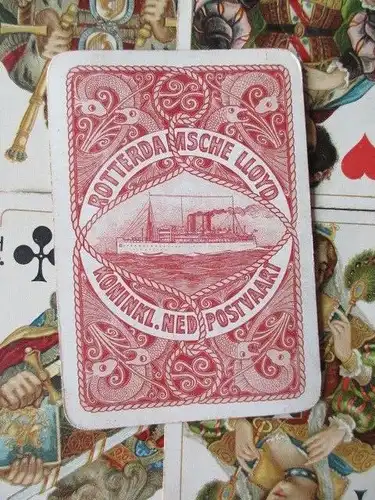 Seltenes Kartenspiel Speelkaartenfabriek Nederland Amsterdam Rotterdamsche Lloyd