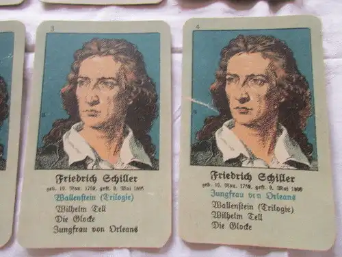 Altes Dichter Quartett Verlag Jos. Scholz Mainz Max Wulff Nr. 5008 um 1910
