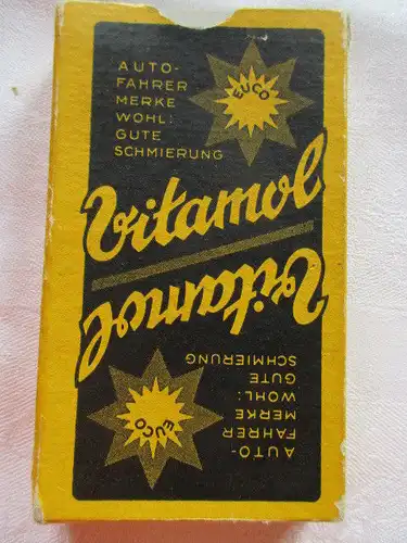 Alte Skatkarten Werbung Auto Vitamol Ass Altenburg Thüringen um 1935 TOP