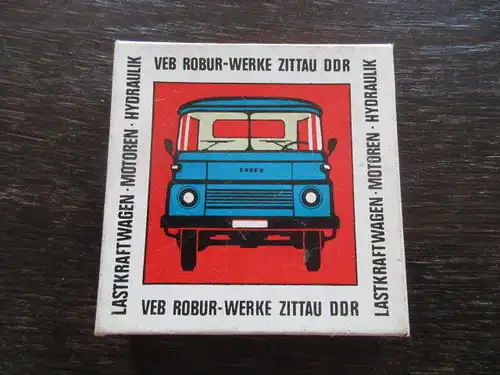 80 Jahre Robur Werke Zittau Fahrzeugbau 1888- 1968 Werbung 3 Glasplatten