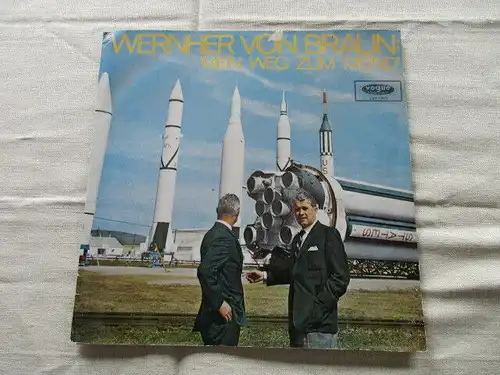 Wernher von Braun Mein Weg zum Mond Vogue LP 1965