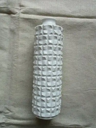 Meissen Porzellan Vase weiss Entwurf nach Ludwig Zepner 1. Wahl 23 cm