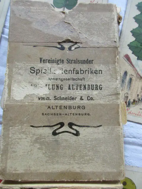 TOPRARITÄT Leipziger Mess Skatkarten VSS vorm. Schneider von 1887 11