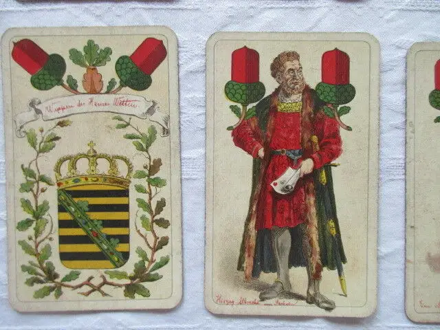 TOPRARITÄT Leipziger Mess Skatkarten VSS vorm. Schneider von 1887 6