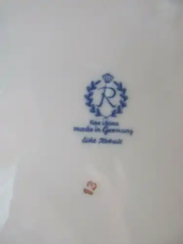 Reichenbach Kaffeeservice Teeservice Echt Kobalt Barock Gold Rose 21 tlg.