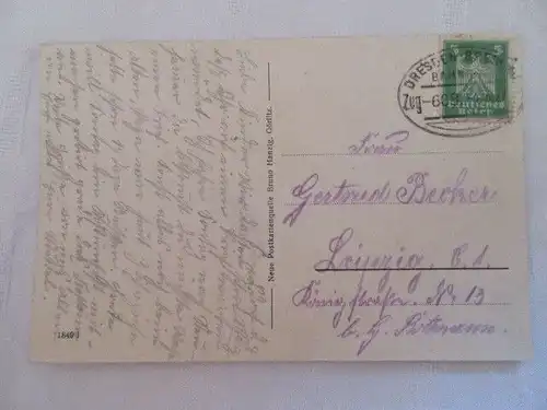 Seltene Ak Gruß aus Siegersdorf Schlesien Bahnhof Schule Beamtenhäuser gel. 1927