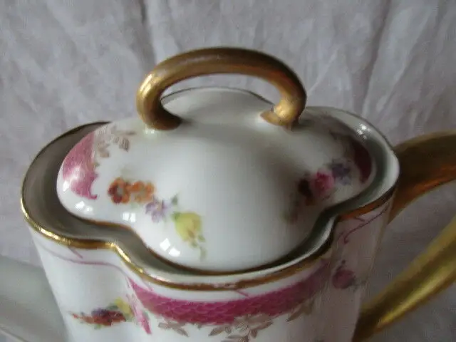RARITÄT ROSENTHAL Alt- Franken Chrysantheme Kaffeekanne Teekanne Jugendstil 5