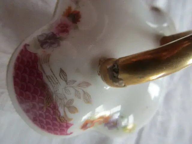 RARITÄT ROSENTHAL Alt- Franken Chrysantheme Kaffeekanne Teekanne Jugendstil 6