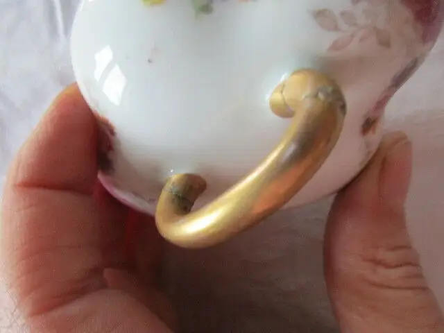 RARITÄT ROSENTHAL Alt- Franken Chrysantheme Kaffeekanne Teekanne Jugendstil 7
