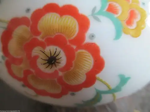 Schöne alte Vase Blumendekor Rosenthal