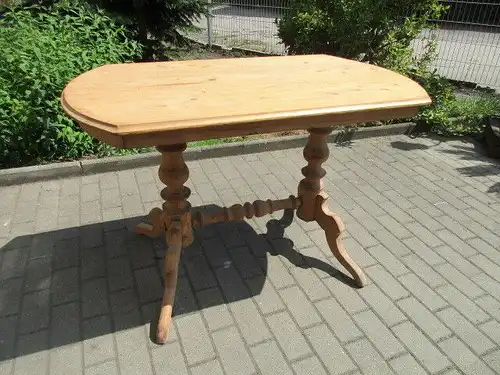 alter Tisch Gründerzeit Weichholz um 1890  Nr.3