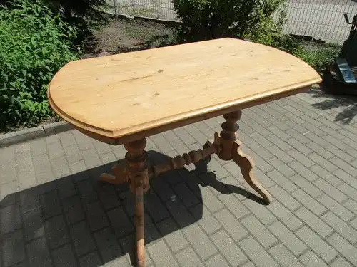 alter Tisch Gründerzeit Weichholz um 1890  Nr.3