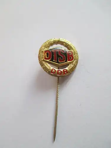 DDR Abz. DTSB Ehrennadel Gold    Material:Bronze  8 mm DTSB