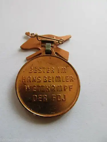 DDR  FDJ Ehrenabzeichen des Hans Beimler-Wettkampfes
