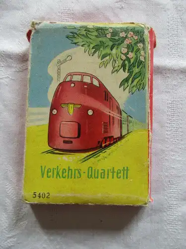 altes Verkehrs- Quartett Rund um die Welt Nr. 5402 Kartenspiel
