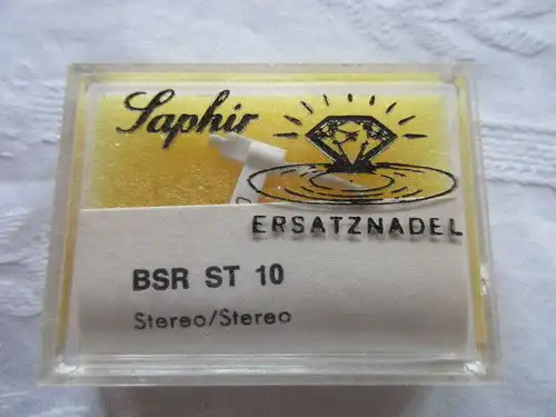 Saphir Ersatznadel BSR ST 10 OVP