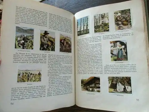 Sammelbilderalbum  Auf deutscher Scholle Hans von der Nordmark 1935