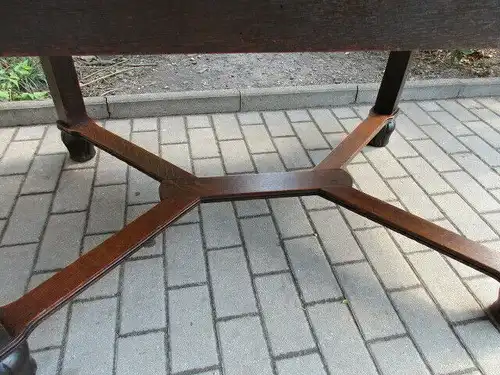 Alter Tisch Esstisch Ausziehtisch 217 cm Jugendstil Eiche um 1910