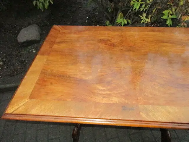 Alter Tisch Gründerzeit Nussbaum um 1890 1