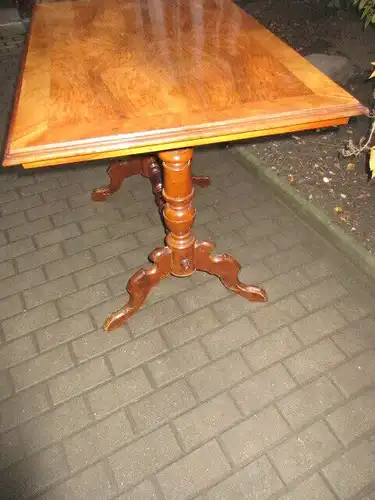 Alter Tisch Gründerzeit Nussbaum um 1890