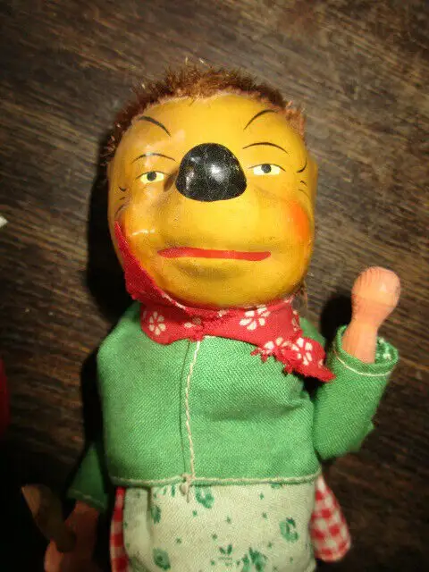 alte Mecki Figuren  30 Jahre beweglich 2