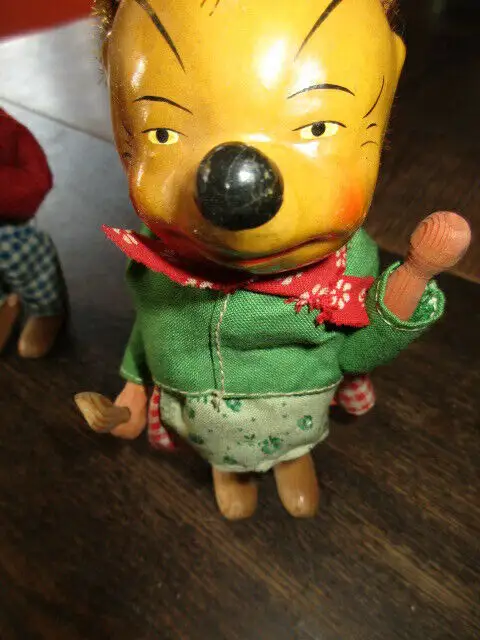 alte Mecki Figuren  30 Jahre beweglich 5