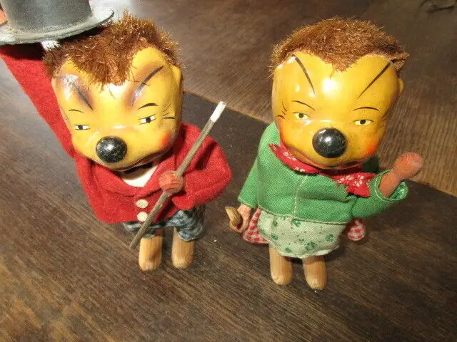 alte Mecki Figuren  30 Jahre beweglich 6