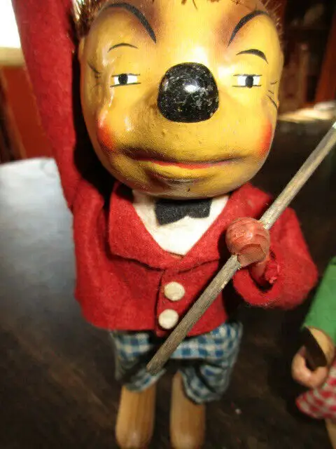 alte Mecki Figuren  30 Jahre beweglich 7